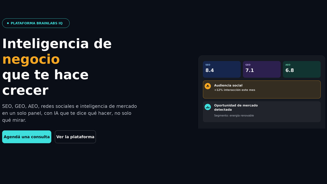 Plataforma BrainLabs IQ